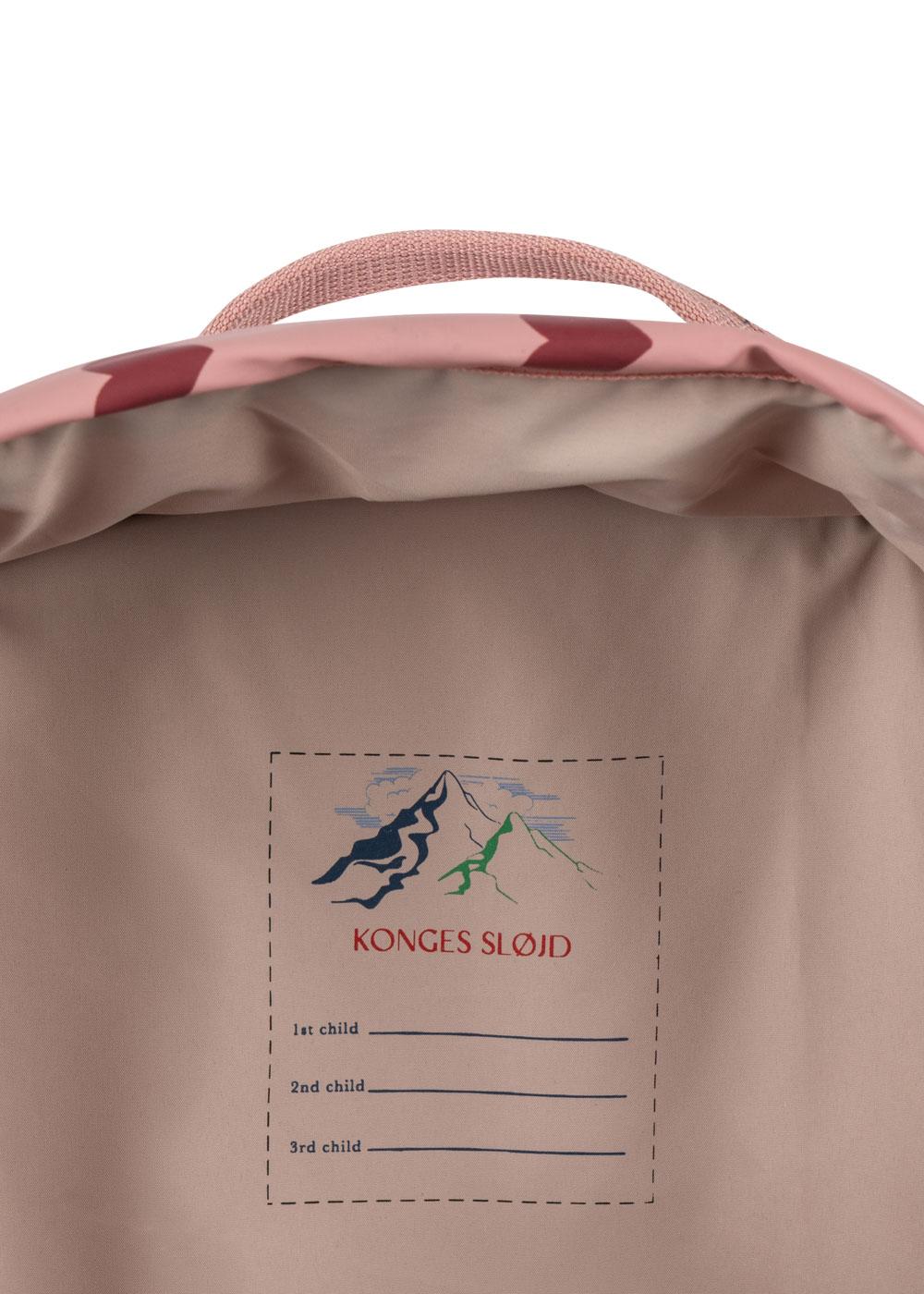 Konges Sløjd® Rainy Kids hátizsák - Amour pink