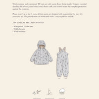 Konges Sløjd® Rainy Palme esőszett - Sailor Check