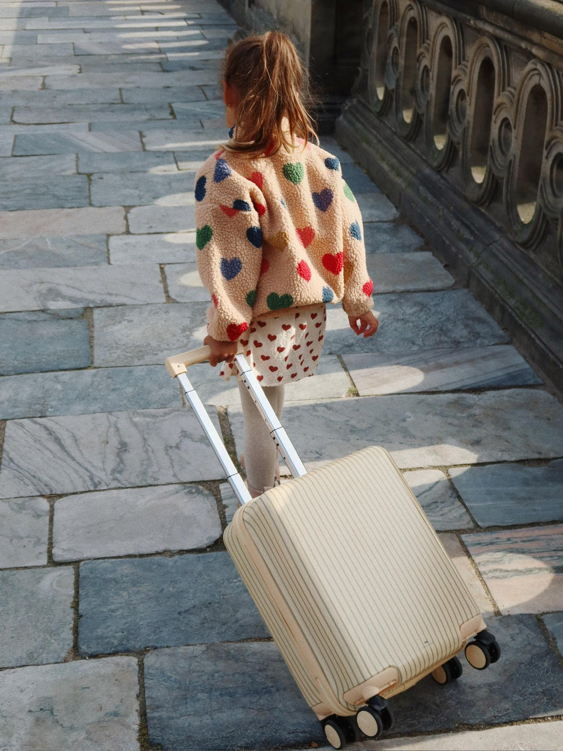Konges Sløjd® Travel bőrönd - Tea Stripe