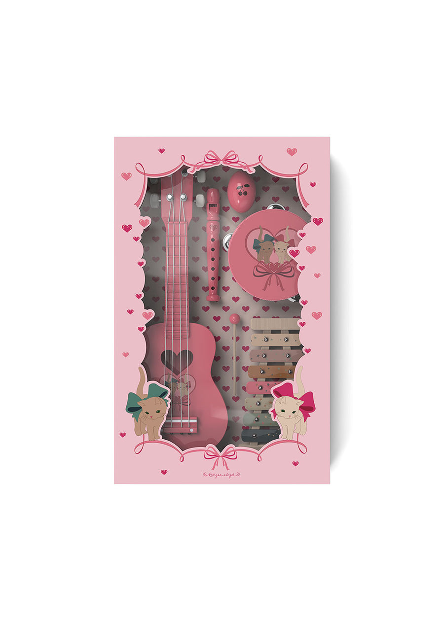 Konges Slojd® All I wish for - Music FSC - Bow kitty pink