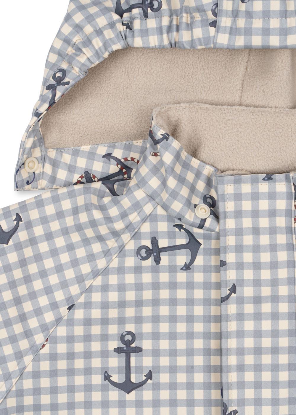 Konges Sløjd® Rainy Palme esőszett - Sailor Check