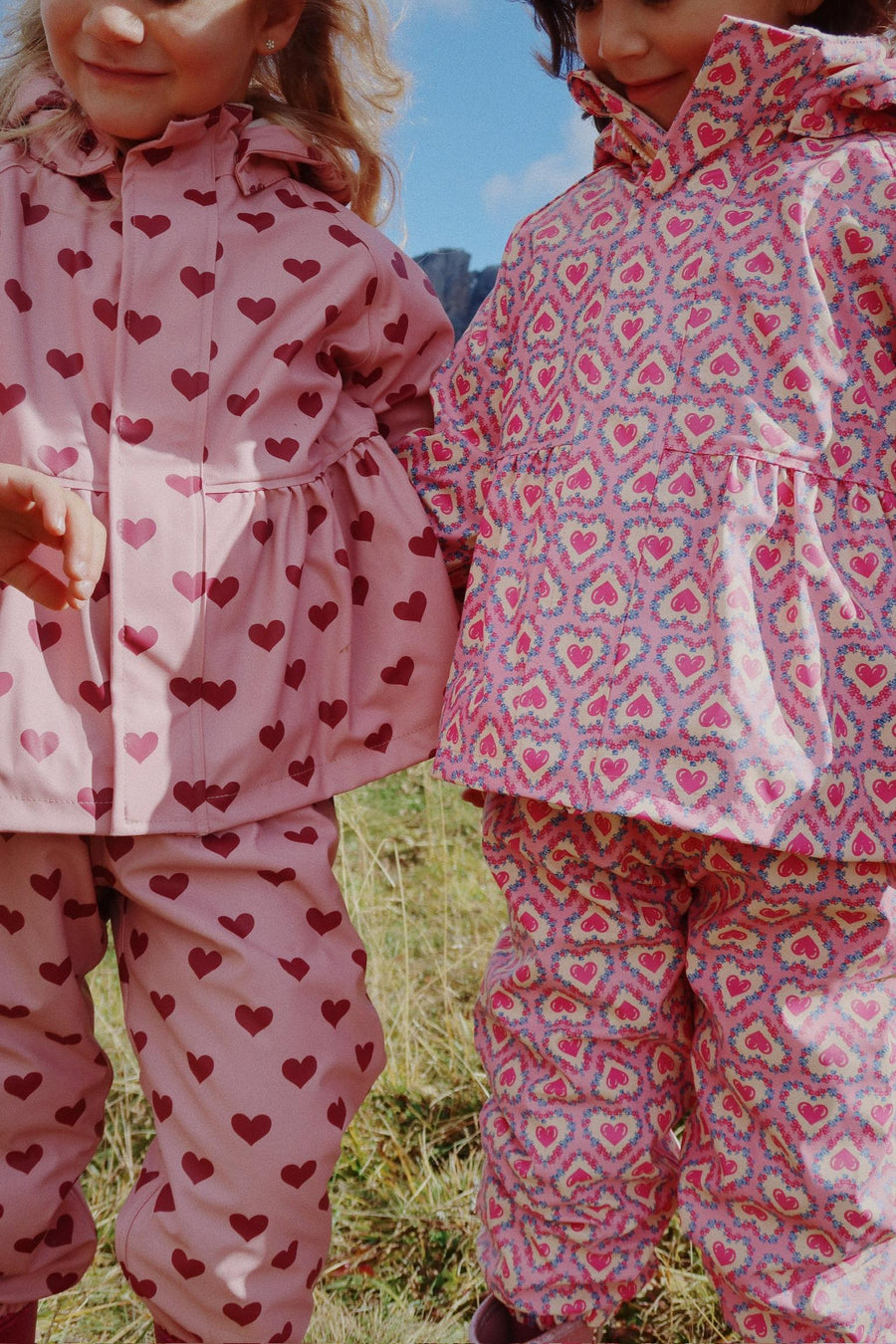 Konges Sløjd® Rainy Palme esőszett - Amour Pink