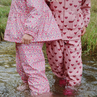 Konges Sløjd® Rainy Palme esőszett - Amour Pink
