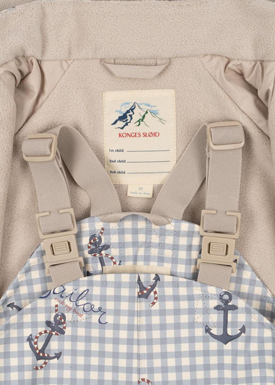 Konges Sløjd® Rainy Palme esőszett - Sailor Check