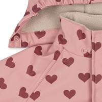 Konges Sløjd® Rainy Palme esőszett - Amour Pink