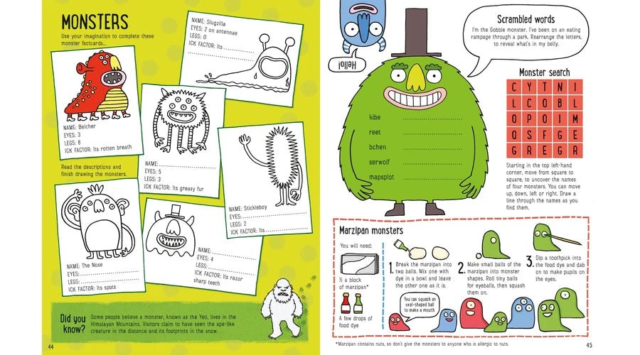 Usborne® Amazing activity book - Usborne - Könyv - OduStore
