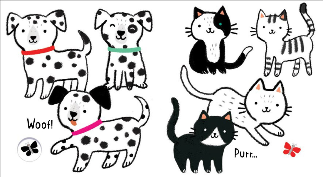 Usborne® Baby's Black & White Book - Animals - Usborne - Könyv - OduStore