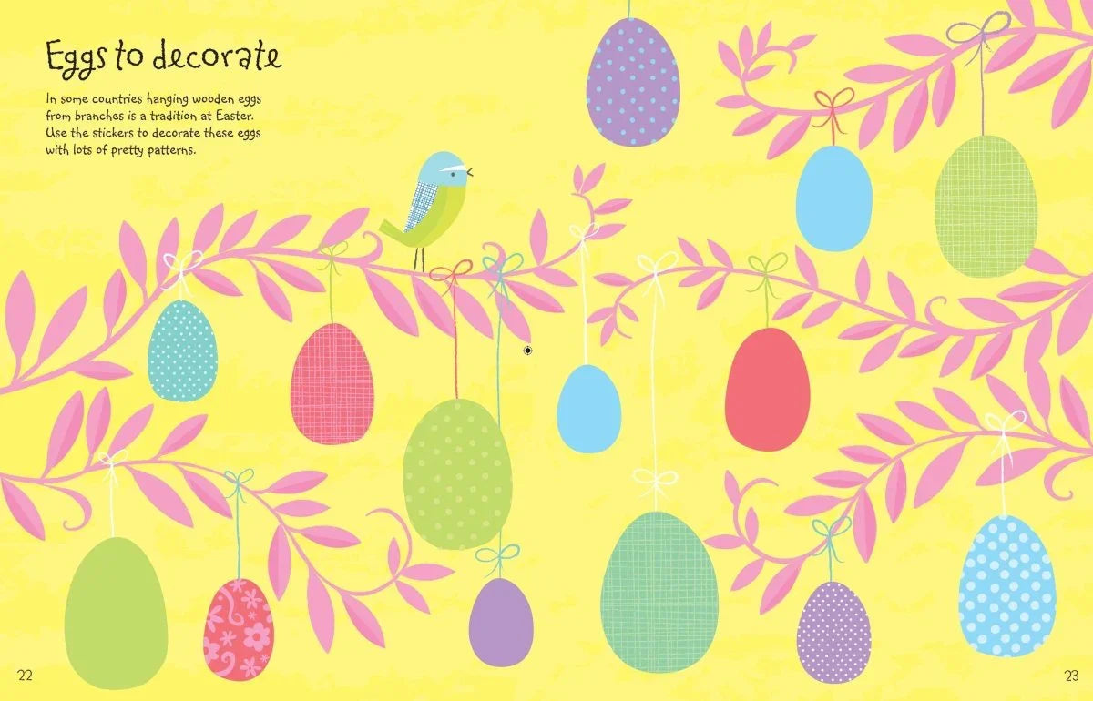 Usborne Easter Sticker Book - Húsvét Matricás Könyv - Usborne - Könyv