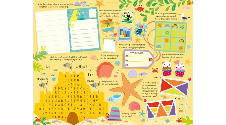 Usborne® Holiday activites - Usborne - Könyv - OduStore