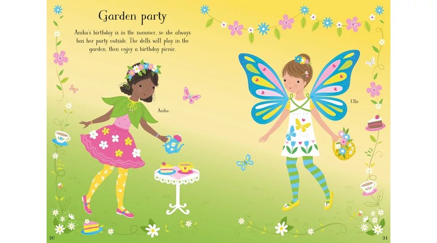 Usborne® Little sticker dolly dressing parties - Usborne - Könyv - OduStore