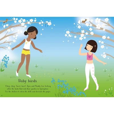 Usborne Little Stickers Dolly Dressing - Easter - Matricák Dolly Dressing - Húsvét - Usborne - Könyv