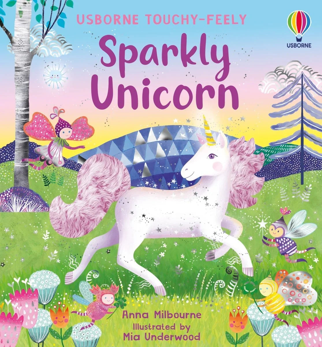 Usborne Sparkly Unicorn - Touchy - Feely Könyv - Usborne - Könyv