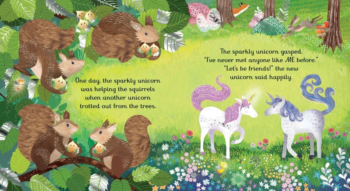 Usborne Sparkly Unicorn - Touchy - Feely Könyv - Usborne - Könyv