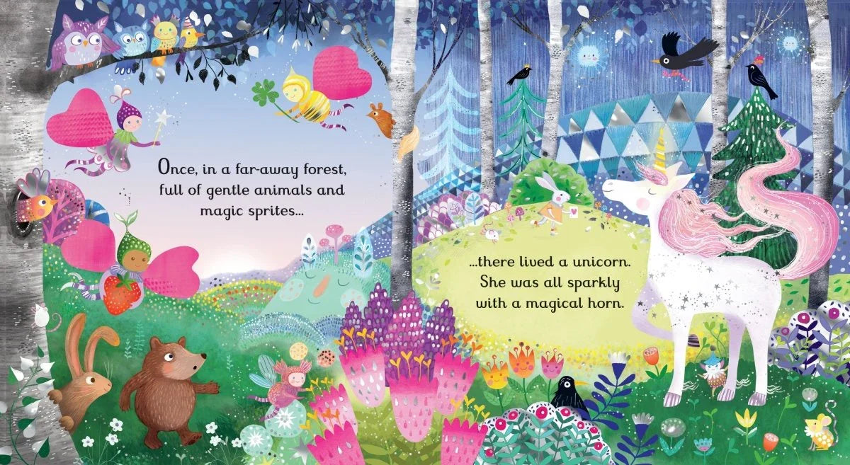 Usborne Sparkly Unicorn - Touchy - Feely Könyv - Usborne - Könyv