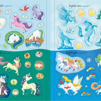 Usborne® Sparkly Unicorns Sticker Book - Usborne - Könyv - OduStore