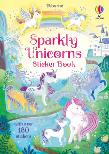 Usborne® Sparkly Unicorns Sticker Book - Usborne - Könyv - OduStore