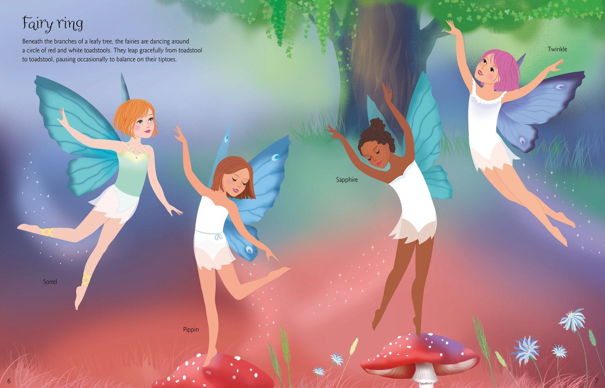 Usborne® Sticker Dolly Dressing - Dancing Fairies - Usborne - Könyv - OduStore
