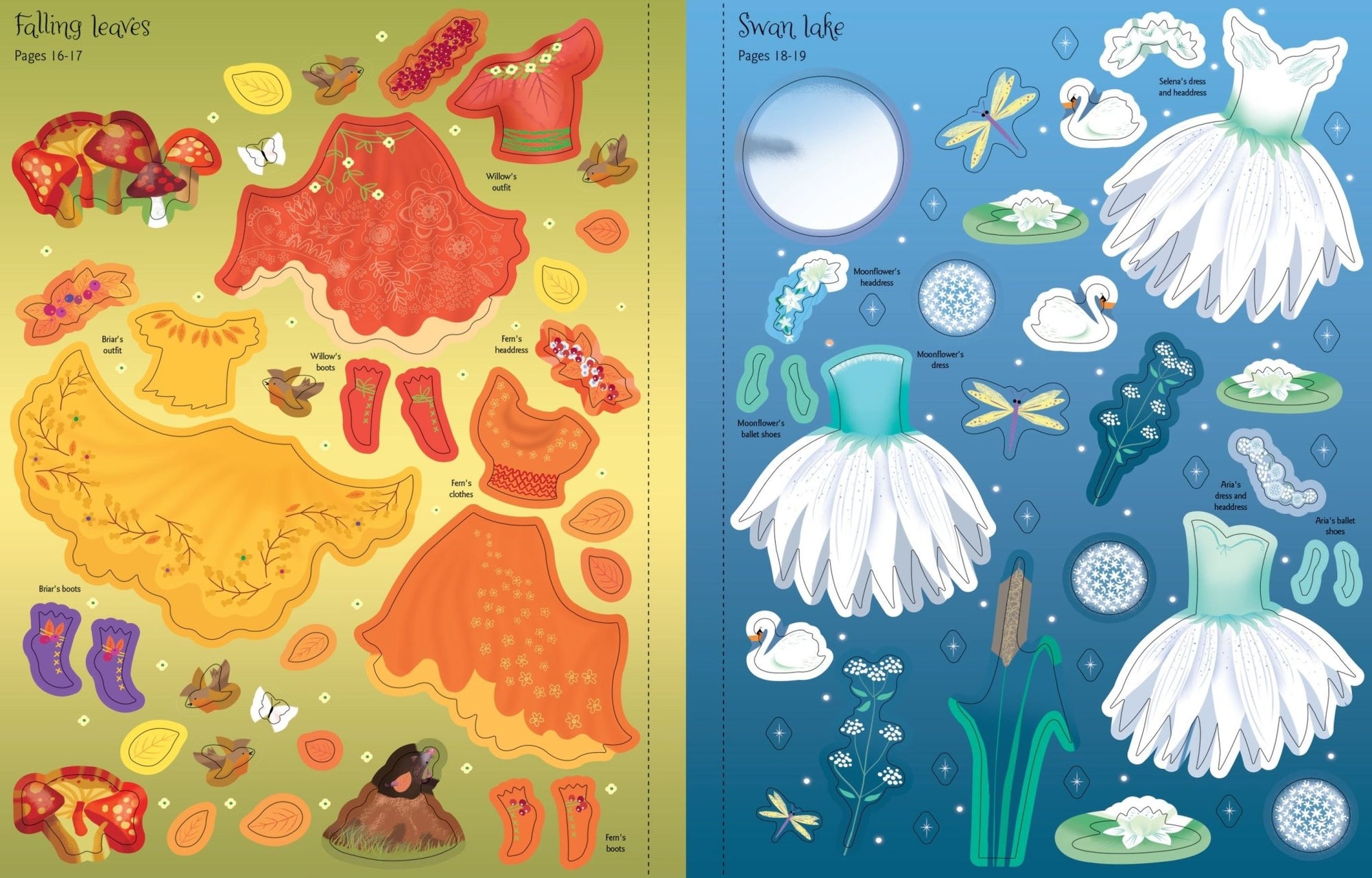 Usborne® Sticker Dolly Dressing - Dancing Fairies - Usborne - Könyv - OduStore