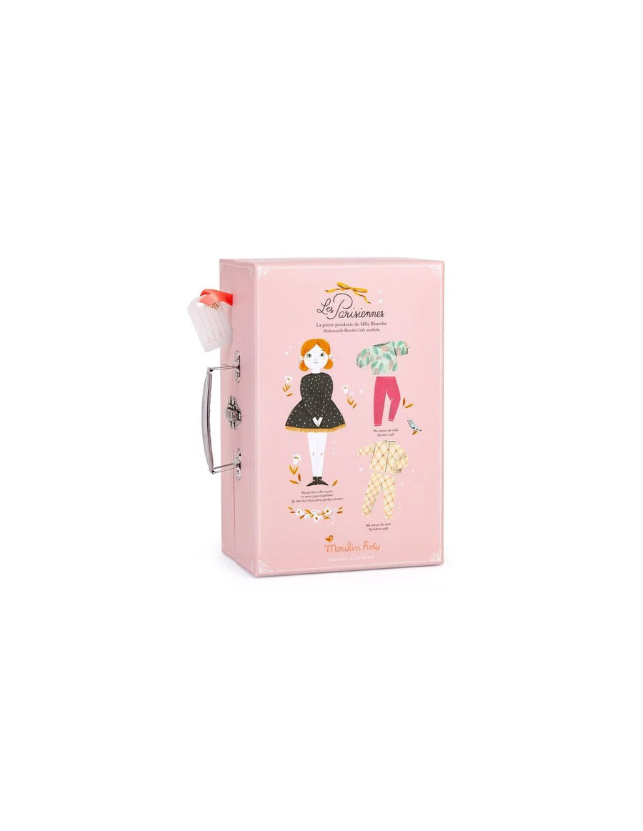 Moulin Roty® Kicsi ruhásszekrény bőrönd babával