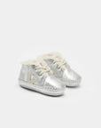 Veja Baby Fured Leather bundás bőrcipő - Silver Pierre