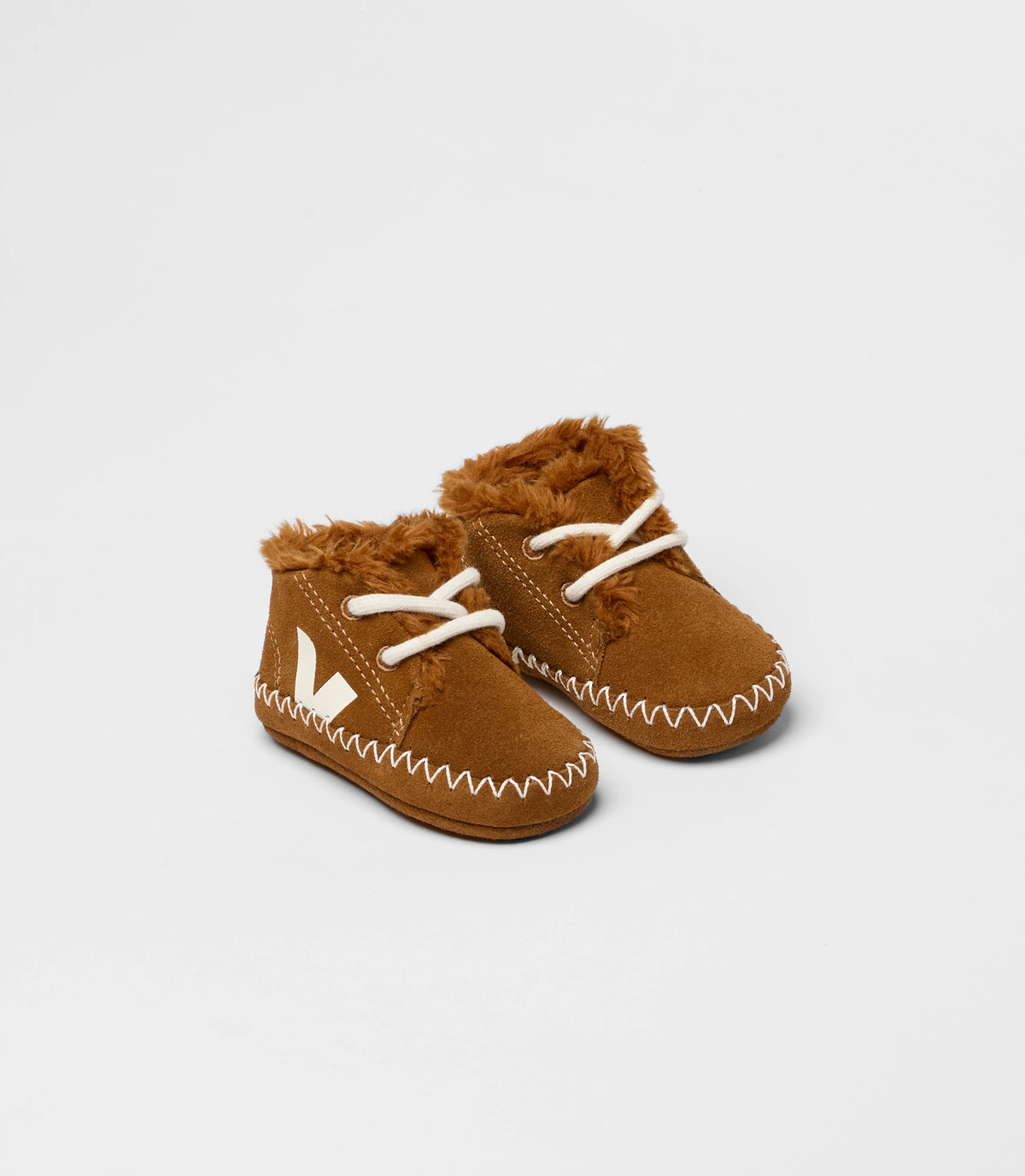 Veja x Bonpoint téli babacipő - Cognac Cashew