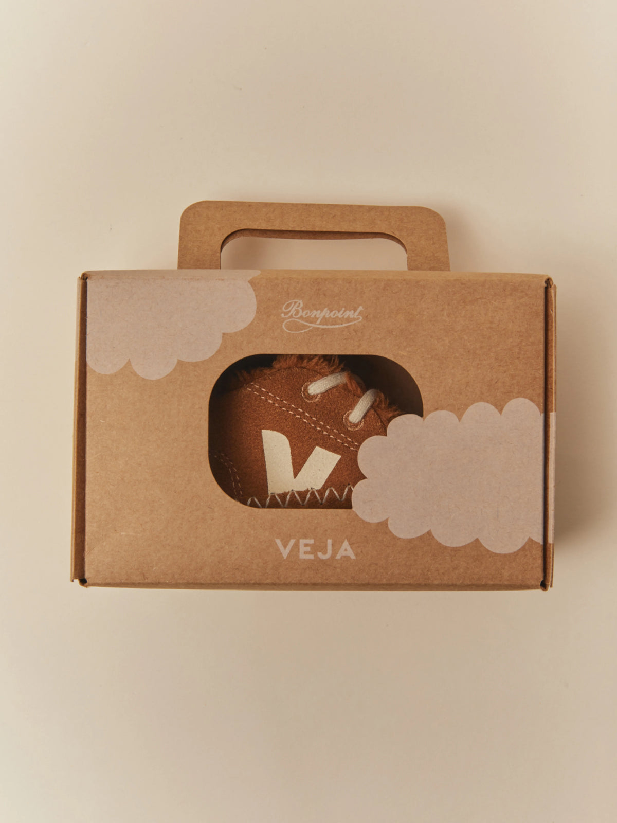 Veja x Bonpoint téli babacipő - Cognac Cashew