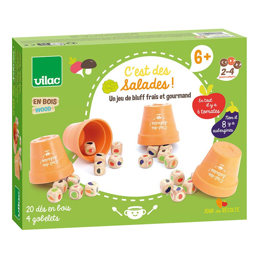 Vilac® „Ez csak saláta” stratégiai, blöff játék - Vilac - Társas, kártya
