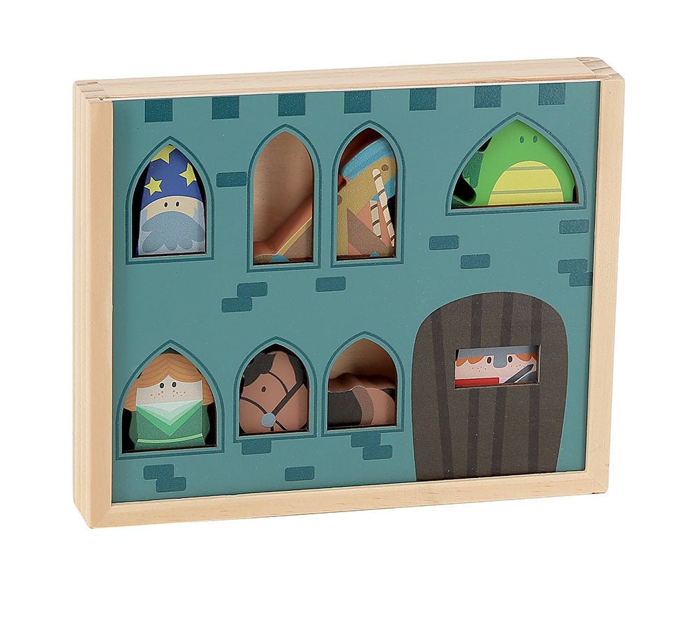 Vilac® Fa játék+figurák - A kastélyom történetei - Vilac - Készségfejlesztők