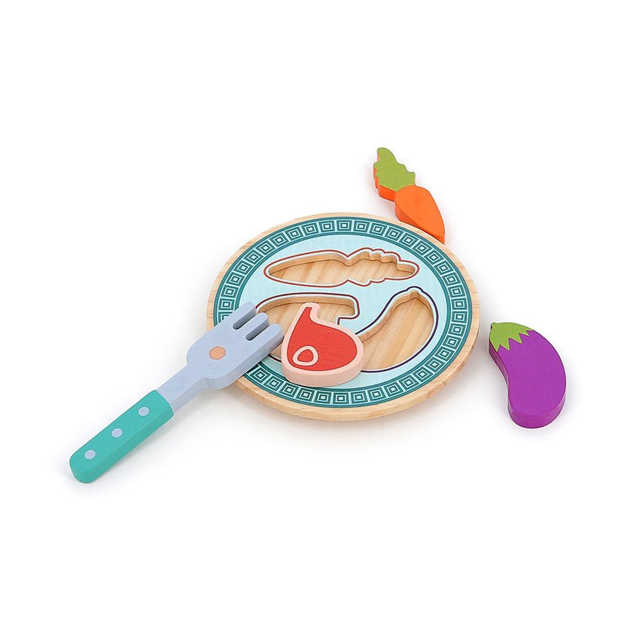 Vilac® Fából készült activity játék - Étkezőtálca - Vilac - Készségfejlesztők