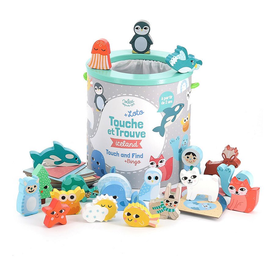 Vilac® Tapints és keress! + bingó játék - Iceland - Vilac - Készségfejlesztők