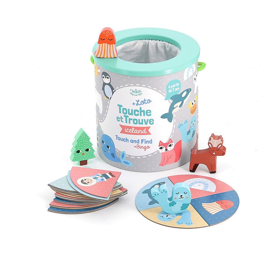 Vilac® Tapints és keress! + bingó játék - Iceland - Vilac - Készségfejlesztők