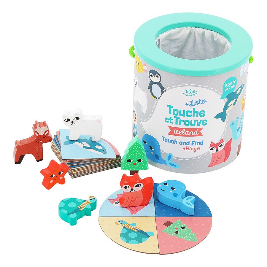 Vilac® Tapints és keress! + bingó játék - Iceland - Vilac - Készségfejlesztők
