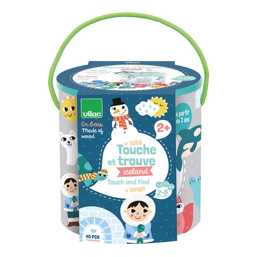 Vilac® Tapints és keress! + bingó játék - Iceland - Vilac - Készségfejlesztők