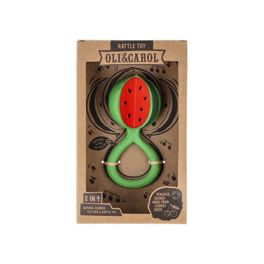 Oli&Carol® Watermelon - Csörgő/rágóka