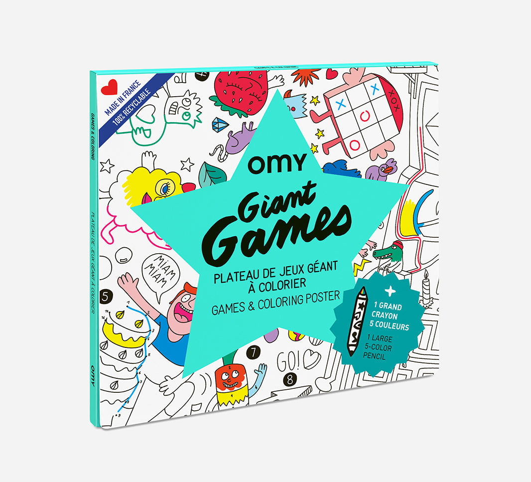 OMY® Színező poszter - Games-0