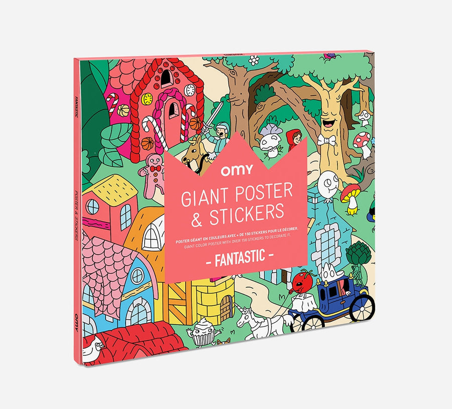 OMY® Óriás poszter és matrica szett - Fantastic