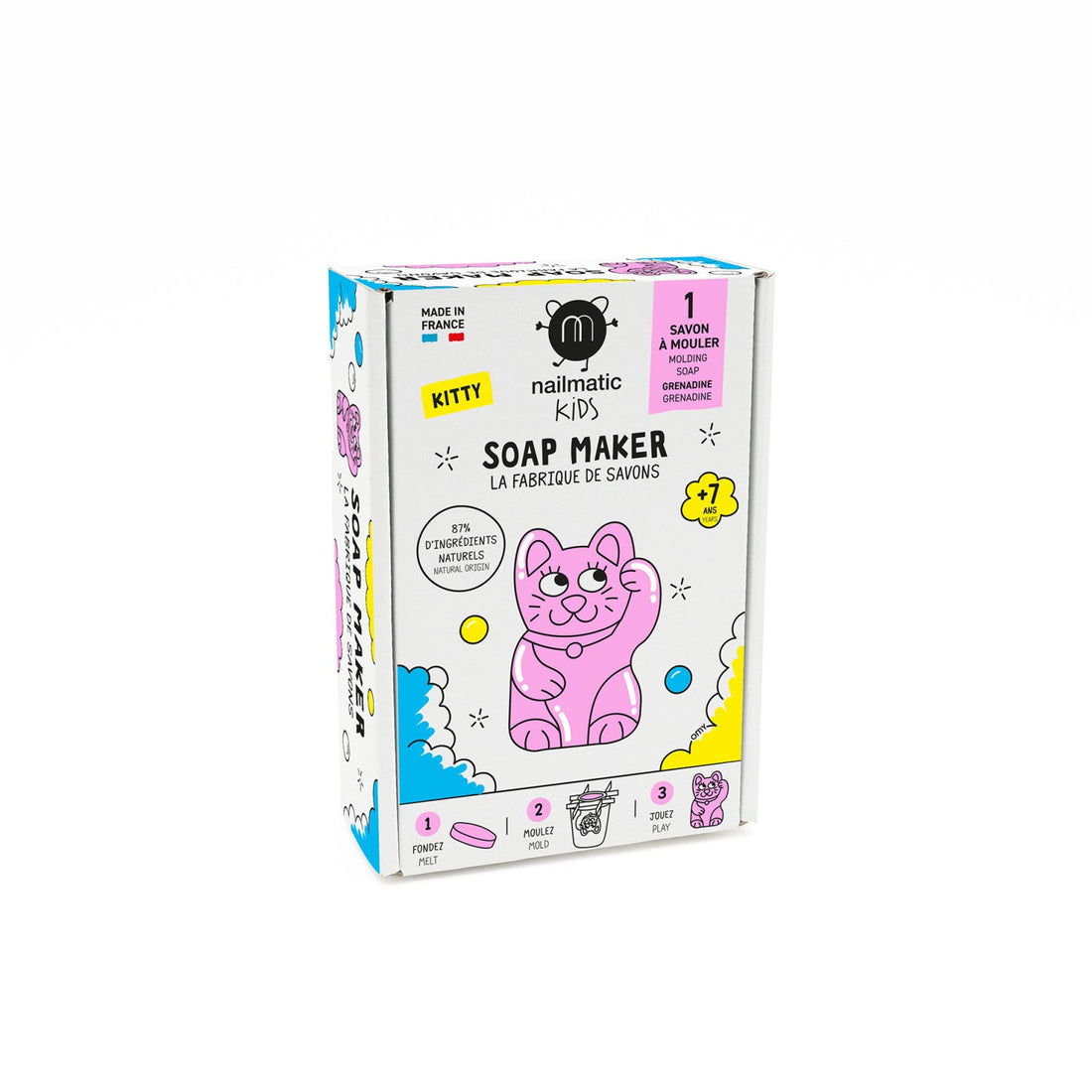 Nailmatic® Kitty™ Rózsaszín szappan készítő-0