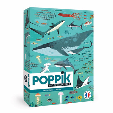 Poppik® 500 db-os oktató puzzle- óceán-0