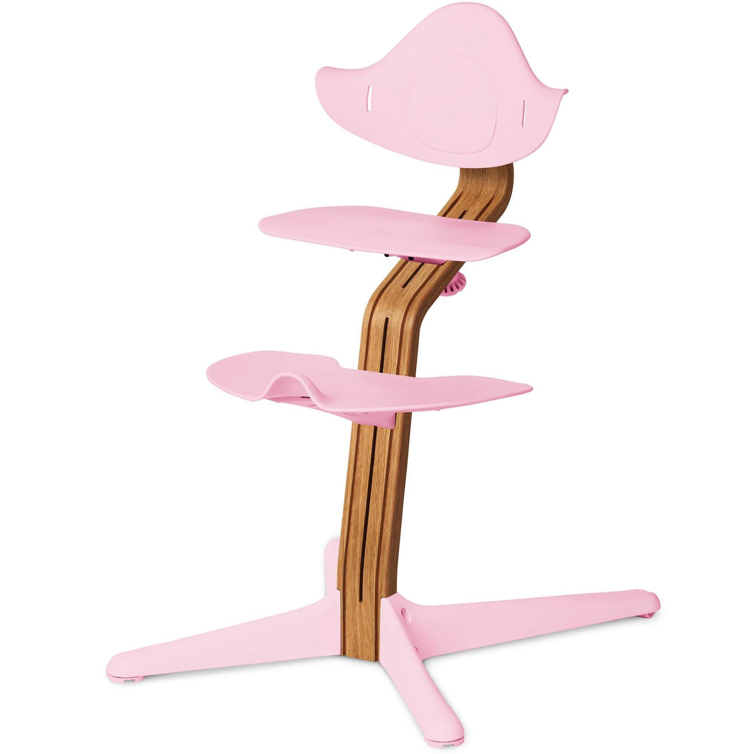 Nomi® Etetőszék-támla, ülő, lábtartó - Pale pink-1