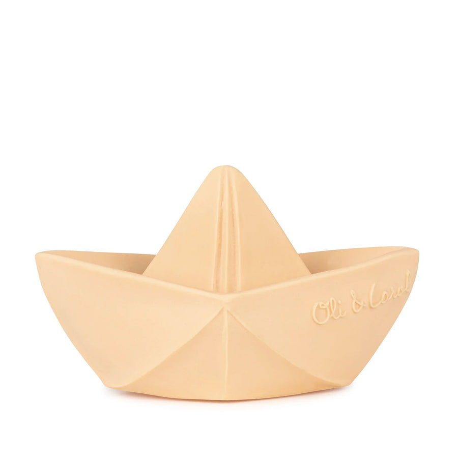 Oli&Carol® Origami nude színű hajó-0