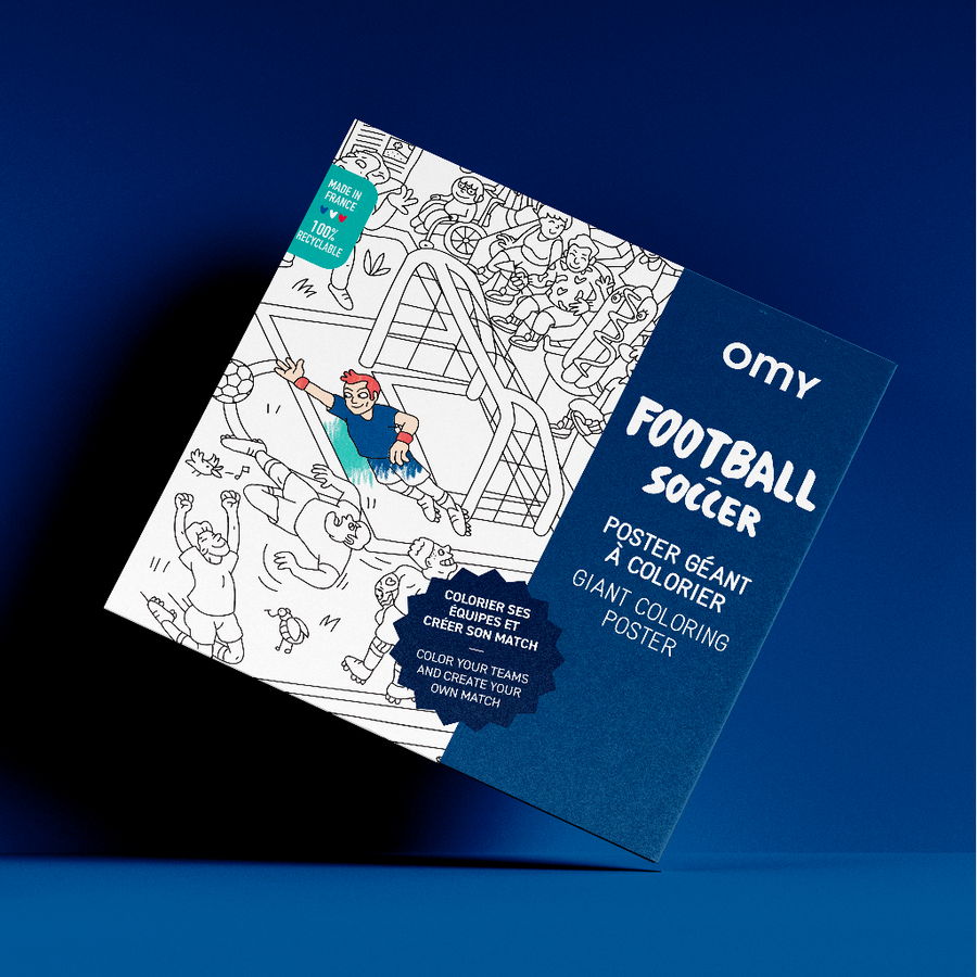 OMY® Színező poszter - Football-1