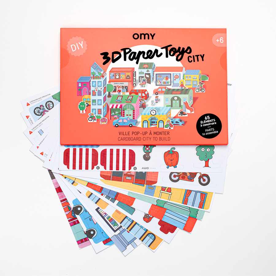 OMY® 3D papírjáték - City-4
