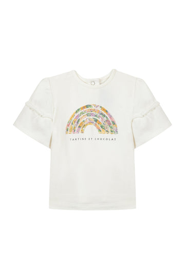 Short sleeve rainbow t-shirt