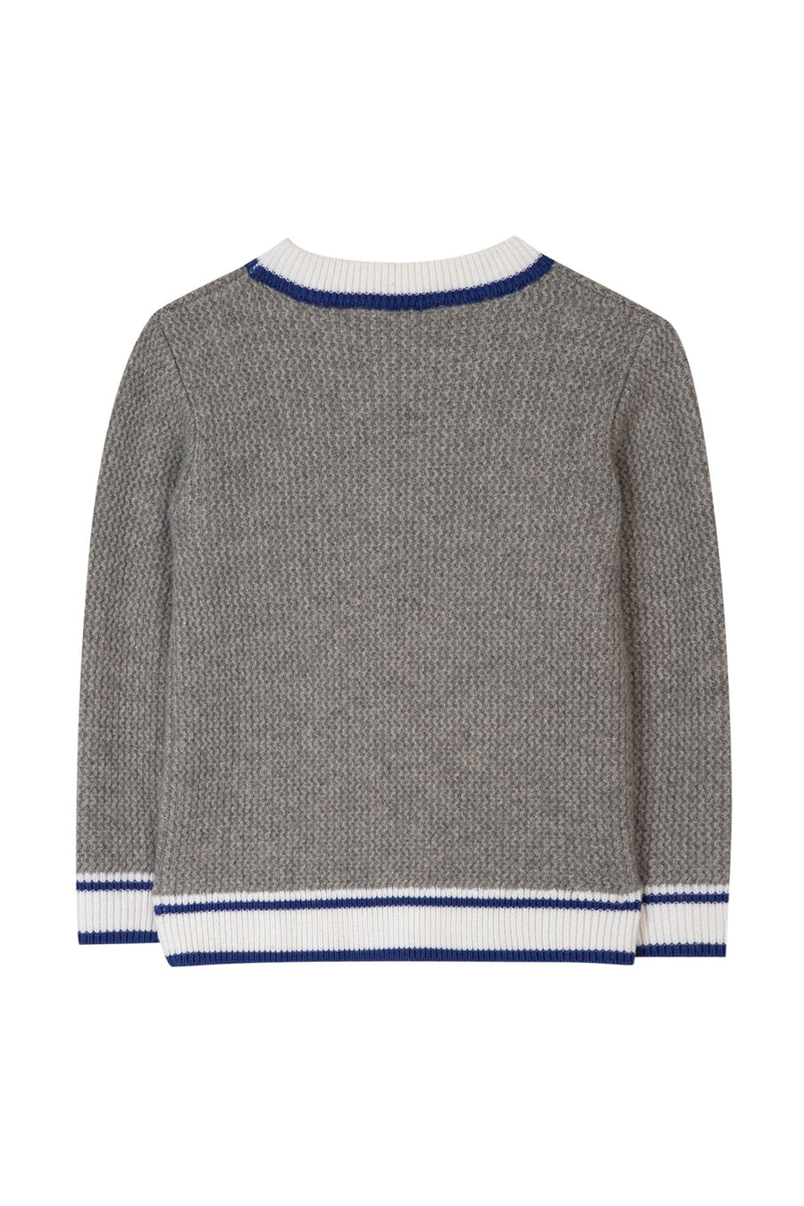 Tartine et Chocolat®  Grey knitting Round neck Kötött szürke pulóver-1