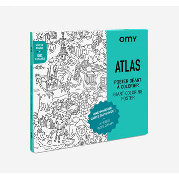 OMY® Színező poszter-Atlas