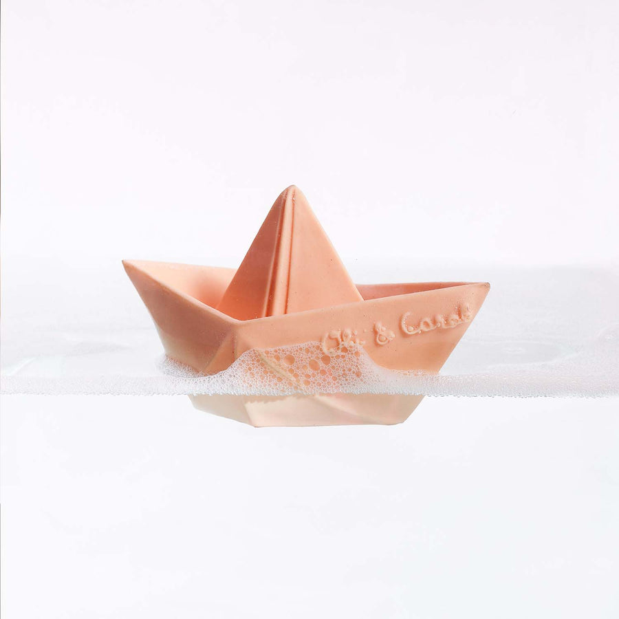 Oli&Carol® Origami nude színű hajó-2