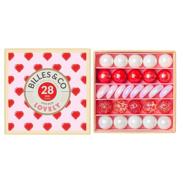Billes & Co.® Lovely™ Rózsaszín Üveggolyó Box - Billes & Co. - Készségfejlesztők