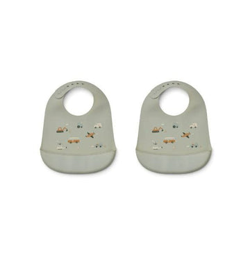 Vehicle silicone bib - 2 pieces