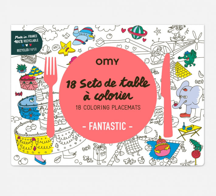 OMY® Színezhető tányéralátét-Fantastic-0