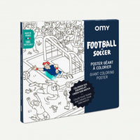 OMY® Színező poszter - Football-0